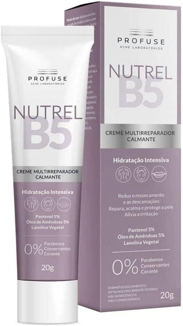 Profuse Nutrel B5 Creme Multirreparador Calmante Corpo e Rosto 20g