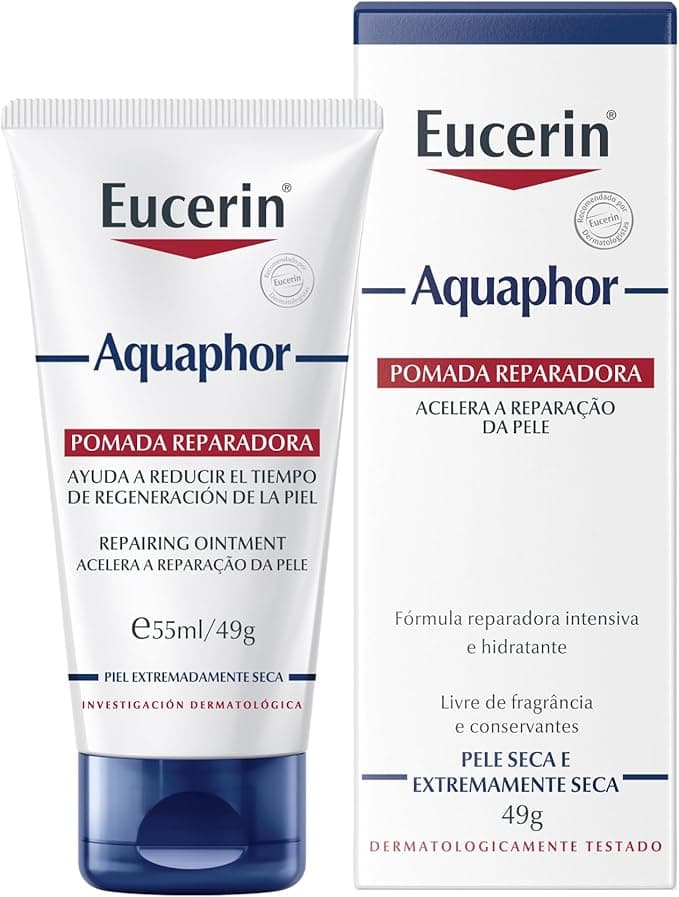 EUCERIN Pomada Reparadora Aquaphor 50ml, Hidratação Intensiva, Hidratante Corporal